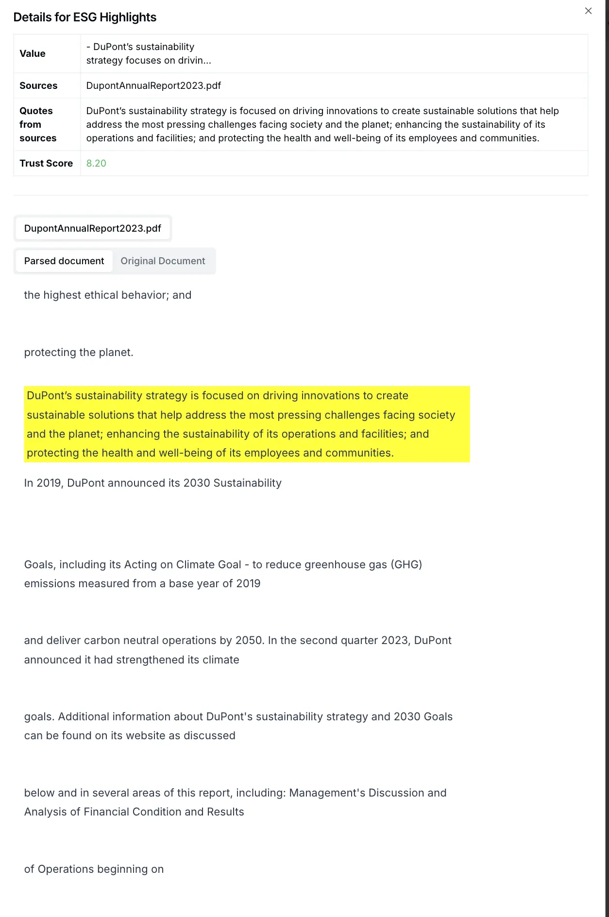 Verify and validate the results